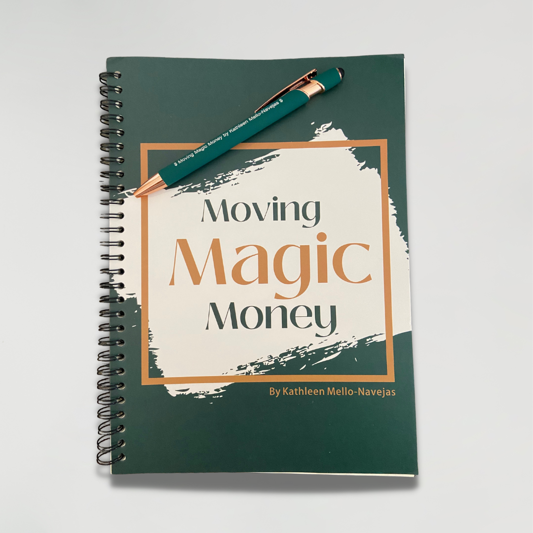 Moving Magic Money Lined Notebook